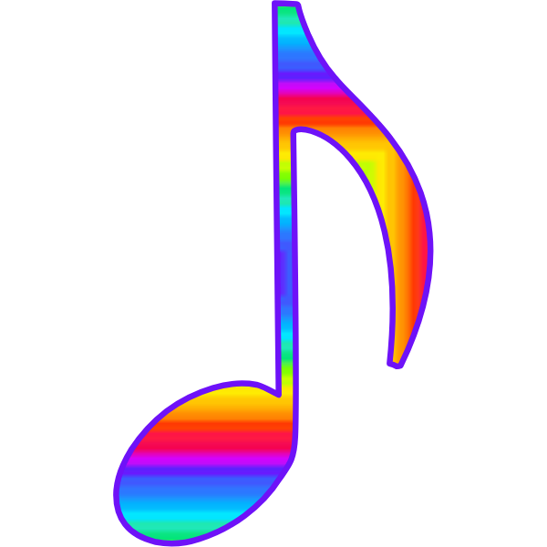 8th note musical symbol